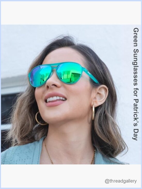 Polarized Aviator Sunglasses TR90 Frame UV400 Protection Retro Sport
